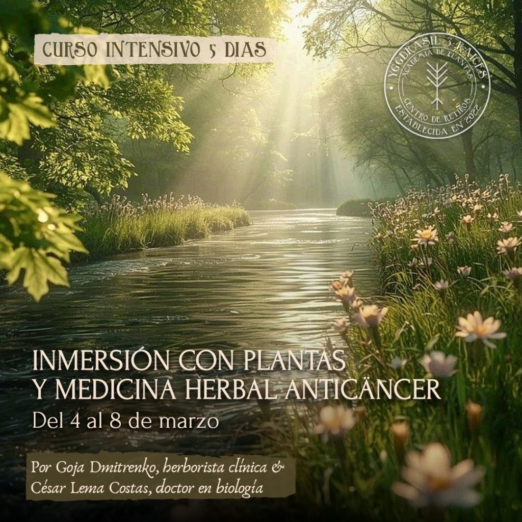 Cartel informativo sobre el curso intensivo de 5 días sobre Cáncer.